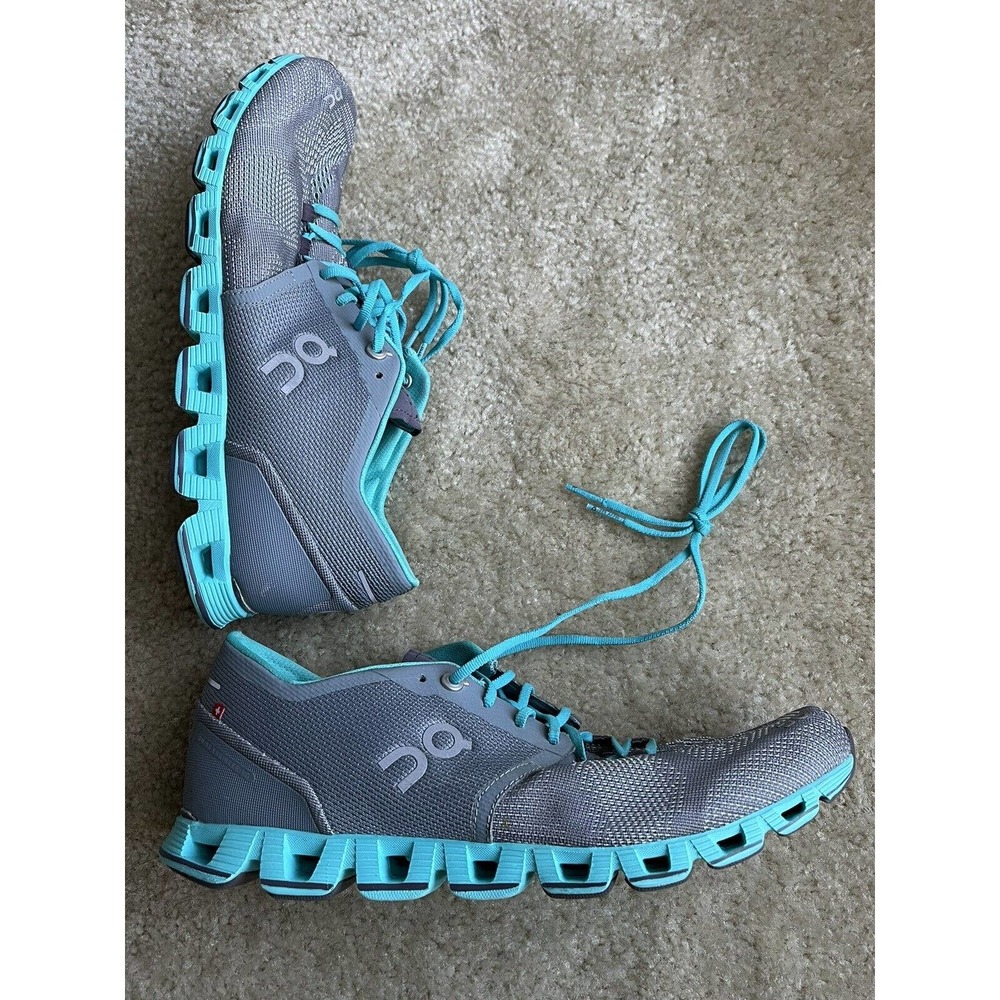 On Running Cloud x Women’s Size 9.5 Helion ‘Grey | Atlantis’ Running Shoes Cloud